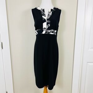 Joseph Ribkoff Black and White Dress
